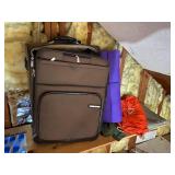 Outdoor Travel Gear Lot with Backpacks, Suitcase, and Accessories