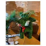 Holiday Decor Collection with Snowman, Sleigh, and Reindeer Figures