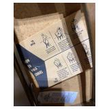 Set of 4 Vintage Wood Folding Chairs with Padded Seats