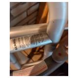 Mobility Aid Set Including Walker, Wooden Crutches, and Walking Boots