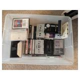 Collection of Cassette Tapes with Unitech FM Stereo Receiver