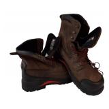 Red Wing | Mens Size 12 E2 (Model 3516) - King Toe 8-In Steel Toe Safety Lace Up Brown Boots- Red Wing | Mens Size 12 E2 (Model 3516) - King Toe 8-In Steel Toe Safety Lace Up Brown Boots-