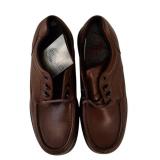 Red Wing | Mens Size 9.5D ( Model 8659)-Brown Leather Moc Toe Safety Steel Oil Resistant Shoe Red Wing | Mens Size 9.5D ( Model 8659)-Brown Leather Moc Toe Safety Steel Oil Resistant Shoe