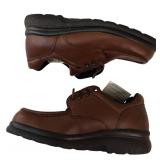 Red Wing | Mens Size 9.5D ( Model 8659)-Brown Leather Moc Toe Safety Steel Oil Resistant Shoe Red Wing | Mens Size 9.5D ( Model 8659)-Brown Leather Moc Toe Safety Steel Oil Resistant Shoe