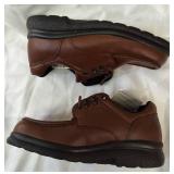Red Wing | Mens Size 9.5D ( Model 8659)-Brown Leather Moc Toe Safety Steel Oil Resistant Shoe Red Wing | Mens Size 9.5D ( Model 8659)-Brown Leather Moc Toe Safety Steel Oil Resistant Shoe