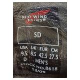 Red Wing | Mens Size 9.5 D (Model model 8618) - Black Leather Oxford Work Shoes Red Wing | Mens Size 9.5 D (Model model 8618) - Black Leather Oxford Work Shoes