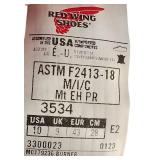 Red Wing | Mens Size :10.0 2E ( Model 3534) -BRNR XP - Met Guard Red Wing | Mens Size :10.0 2E ( Model 3534) -BRNR XP - Met Guard