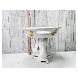 Porcelain Bird Bath/Planter Porcelain Bird Bath/Planter