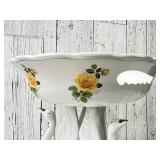 Porcelain Bird Bath/Planter Porcelain Bird Bath/Planter