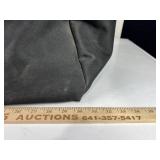 Black Zippered Fabric Duffle Bag Black Zippered Fabric Duffle Bag