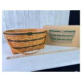 Longaberger Tradition 1995 Collection Woven Basket With Box Longaberger Tradition 1995 Collection Woven Basket With Box