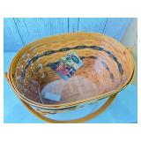 Longaberger Tradition 1995 Collection Woven Basket With Box Longaberger Tradition 1995 Collection Woven Basket With Box