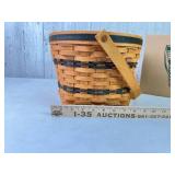 Longaberger Tradition 1995 Collection Woven Basket With Box Longaberger Tradition 1995 Collection Woven Basket With Box