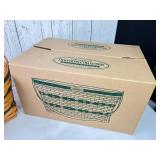 Longaberger Tradition 1995 Collection Woven Basket With Box Longaberger Tradition 1995 Collection Woven Basket With Box