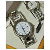 Calvin Hill Quartz His-and-Hers Watch Set With Wooden Case Calvin Hill Quartz His-and-Hers Watch Set With Wooden Case