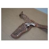 Vintage Double Holster Toy Gun Belt Vintage Double Holster Toy Gun Belt