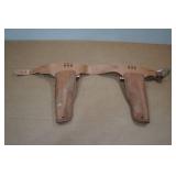Vintage Double Holster Toy Gun Belt Vintage Double Holster Toy Gun Belt