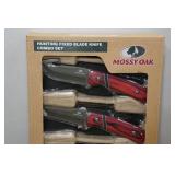 Mossy Oak Country Roots Hunting Fixed Blade Knife Set