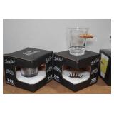*6* Lucky Shot 2oz Shot Glasses with Embedded Bullets