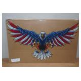 Laser Cut Metal American Eagle Wall Art