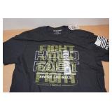 *2* Hold Fast T-Shirts with Cabin Themed Pillows - Medium & Small *2* Hold Fast T-Shirts with Cabin Themed Pillows - Medium & Small