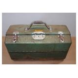 Vintage Walton Grip Loc Tackle Box with Assorted Tackle Vintage Walton Grip Loc Tackle Box with Assorted Tackle