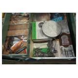 Vintage Walton Grip Loc Tackle Box with Assorted Tackle Vintage Walton Grip Loc Tackle Box with Assorted Tackle
