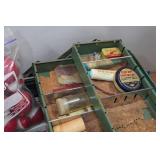 Vintage Walton Grip Loc Tackle Box with Assorted Tackle Vintage Walton Grip Loc Tackle Box with Assorted Tackle