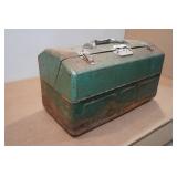 Vintage Walton Grip Loc Tackle Box with Assorted Tackle Vintage Walton Grip Loc Tackle Box with Assorted Tackle