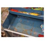 Vintage Sport King Tackle Box with Assorted Tackle Vintage Sport King Tackle Box with Assorted Tackle