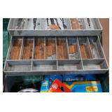 Tackle Box with Assorted Fishing Gear- Reels, Line, Lures Tackle Box with Assorted Fishing Gear- Reels, Line, Lures
