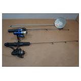 *2* Ice Fishing Poles and Scoop *2* Ice Fishing Poles and Scoop