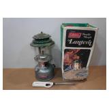 Vintage Coleman Double Mantle Lantern with Box and Lighter Vintage Coleman Double Mantle Lantern with Box and Lighter