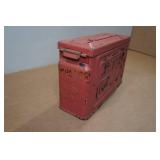 Vintage Metal Ammo Can Vintage Metal Ammo Can