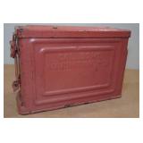 Vintage Metal Ammo Can Vintage Metal Ammo Can