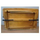 Vintage Serving Tray with Long Gun Handles Vintage Serving Tray with Long Gun Handles