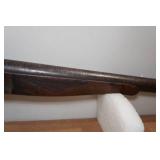 Vintage 10 Gauge Single Shot Shotgun - Damascus Steel Barrel Vintage 10 Gauge Single Shot Shotgun - Damascus Steel Barrel