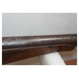 Vintage 10 Gauge Single Shot Shotgun - Damascus Steel Barrel Vintage 10 Gauge Single Shot Shotgun - Damascus Steel Barrel