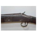 Vintage 10 Gauge Single Shot Shotgun - Damascus Steel Barrel Vintage 10 Gauge Single Shot Shotgun - Damascus Steel Barrel