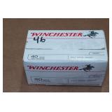 46 Winchester .40 S&W 165 Gr FMJ Ammo 46 Winchester .40 S&W 165 Gr FMJ Ammo