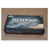 50 CCI Blazer Brass 9mm Luger 115 Gr FMJ Ammo 50 CCI Blazer Brass 9mm Luger 115 Gr FMJ Ammo