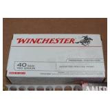 50 Winchester .40 S&W 180 Gr JHP Ammo - Plus 12 American Eagle 165 Gr FMJ 50 Winchester .40 S&W 180 Gr JHP Ammo - Plus 12 American Eagle 165 Gr FMJ
