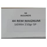 50 .44 Rem Magnum 210 Gr Sierra SP Ammo 50 .44 Rem Magnum 210 Gr Sierra SP Ammo