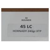 50 .45 LC 240 Gr Hornady XTP Ammo 50 .45 LC 240 Gr Hornady XTP Ammo