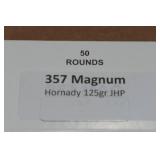 50 .357 Magnum 125 Gr JHP Ammo 50 .357 Magnum 125 Gr JHP Ammo