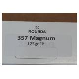 50 .357 Magnum 125 Gr FP Ammo 50 .357 Magnum 125 Gr FP Ammo