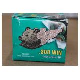 20 Brown Bear .308 Win 140 Gr SP Steel Case Ammo 20 Brown Bear .308 Win 140 Gr SP Steel Case Ammo