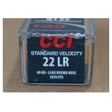 100 CCI .22 LR 40 Gr LRN Ammo 100 CCI .22 LR 40 Gr LRN Ammo