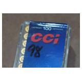 98 CCI Mini Mag .22 LR 36 Gr Plated HP Ammo 98 CCI Mini Mag .22 LR 36 Gr Plated HP Ammo