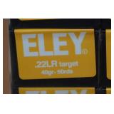 500 ELEY .22 LR 40 Gr LRN Ammo 500 ELEY .22 LR 40 Gr LRN Ammo